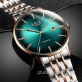 Relógios femininos de luxo unissex LIGE 10037 à prova d &#39;água rosa ouro pulseira pulseira relógios de marca relógio masculino Relogio Hour Quartz